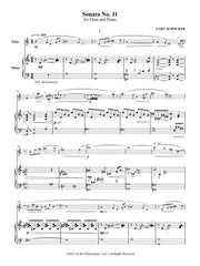 Schocker - Sonata No. 11 for Flute and Piano - FP216