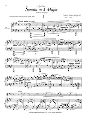 Faure (ed. Kane) - Sonata in A Major, Op. 13 for Flute and Piano - FP231