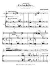 Dufeutrelle - L'ombre du blanc for Flute and Piano - FP232