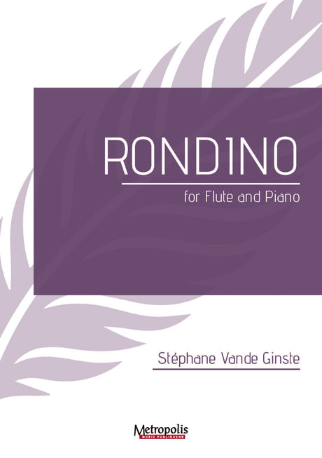 Vande Ginste - Rondino for Flute and Piano - FP7983EM