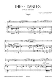 Vande Ginste - Three Dances for Flute and Piano - FP7984EM
