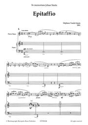 Vande Ginste - Epitaffio for Flute and Piano - FP7993EM