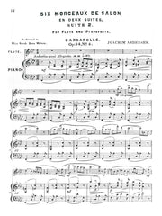Andersen - Six Morceaux de Salon for Flute and Piano - FP-A1