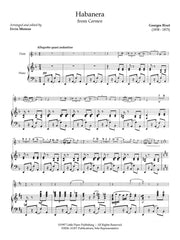 Bizet (arr. Monroe) - Habanera from Carmen for Flute and Piano - FP-B7