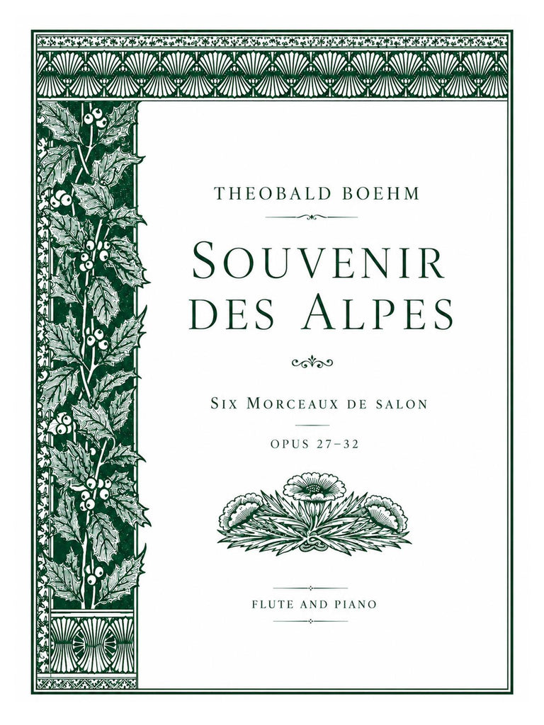 Boehm - Souvenir des Alpes for Flute and Piano - FP-B8