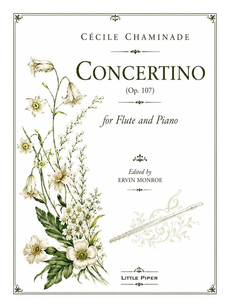 Chaminade (ed. Monroe) - Concertino, Op. 107 for Flute and Piano - FP-C2