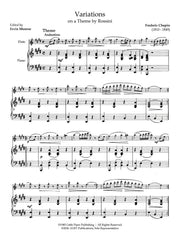 Chopin (ed. Monroe) - Variations on a Theme by Rossini for Flute and Piano - FP-C3