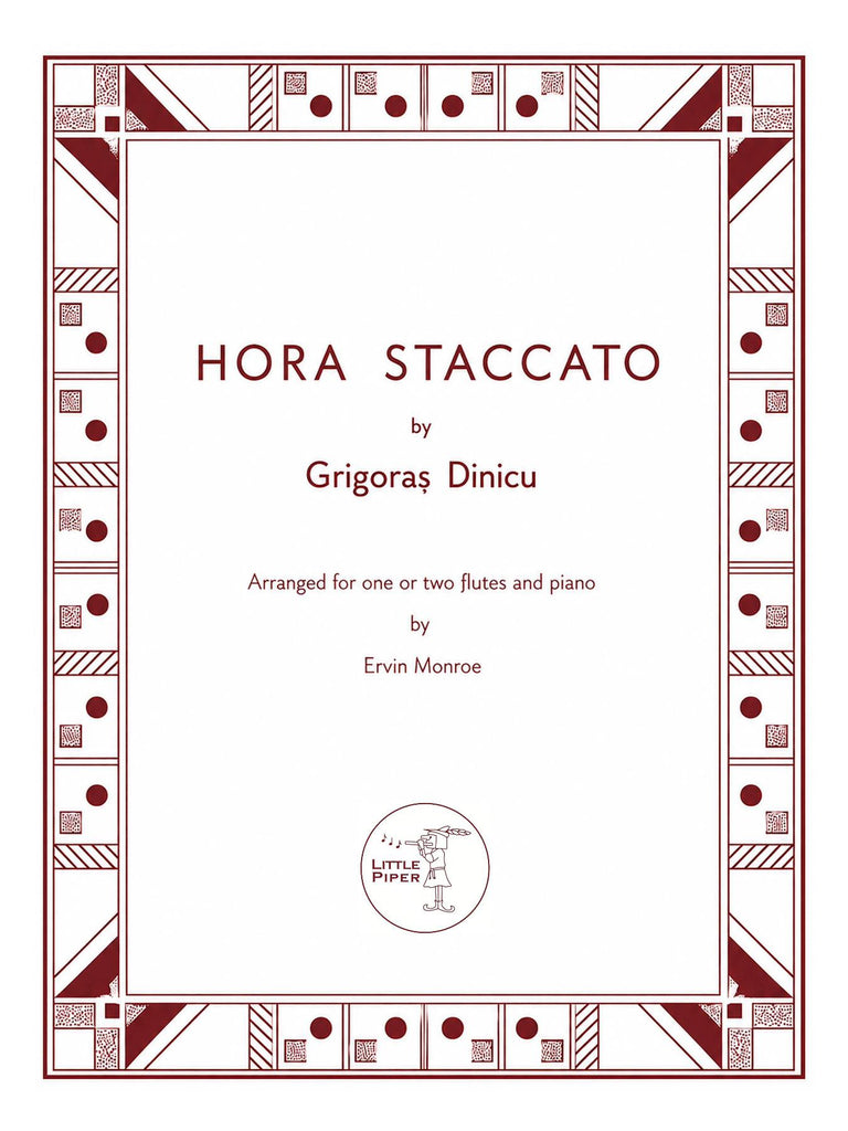 Dinicu (ed. Monroe) - Hora Staccato for One or Two Flutes and Piano - FP-D6