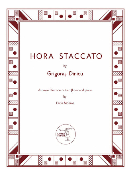 Dinicu (ed. Monroe) - Hora Staccato for One or Two Flutes and Piano - FP-D6