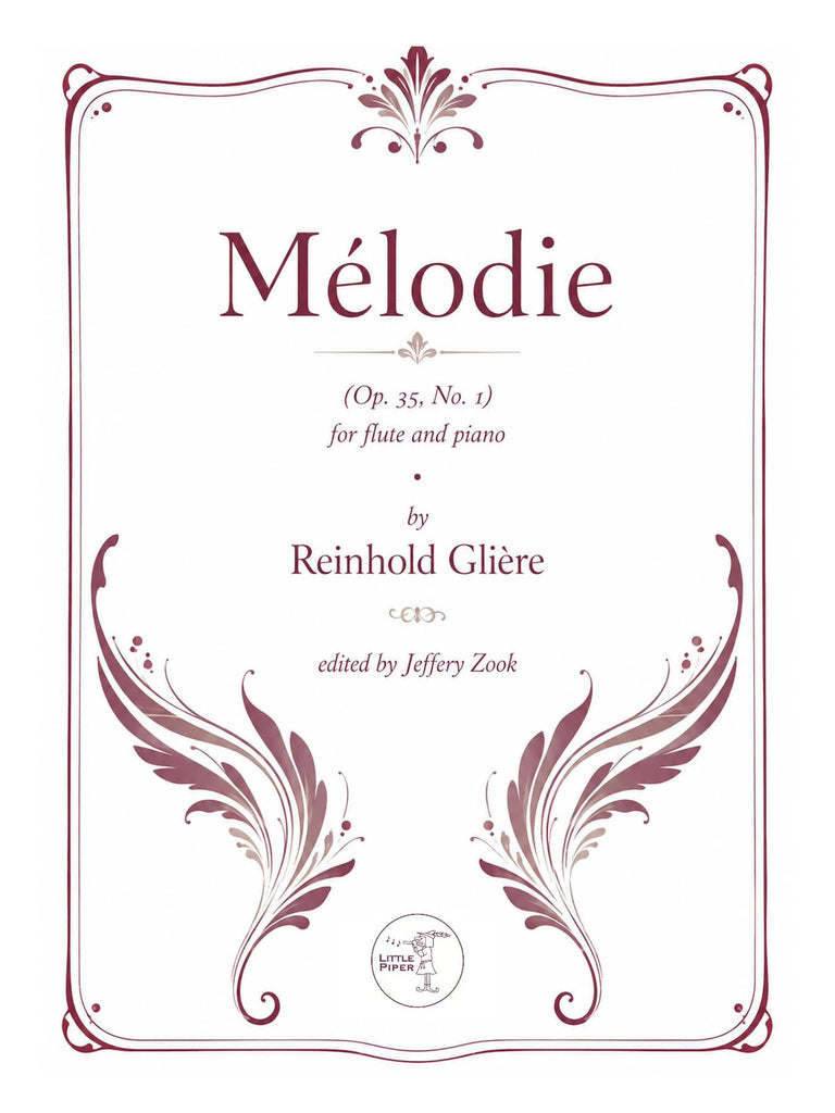 Gliere (arr. Zook) - Melodie, Op. 35, No. 1 for Flute and Piano - FP-G10