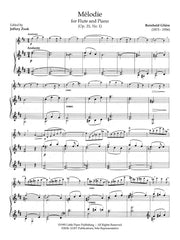 Gliere (arr. Zook) - Melodie, Op. 35, No. 1 for Flute and Piano - FP-G10