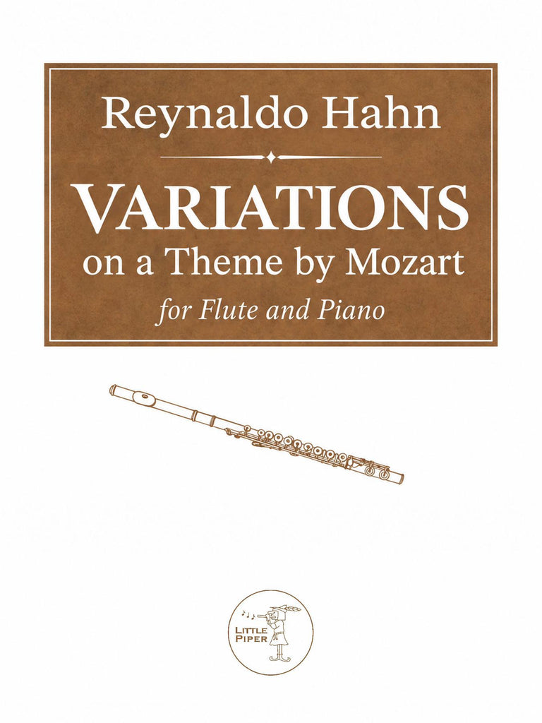 Hahn - Variations on a Theme by Mozart for Flute and Piano - FP-H3