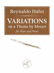 Hahn - Variations on a Theme by Mozart for Flute and Piano - FP-H3