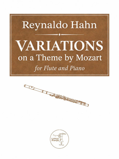 Hahn - Variations on a Theme by Mozart for Flute and Piano - FP-H3