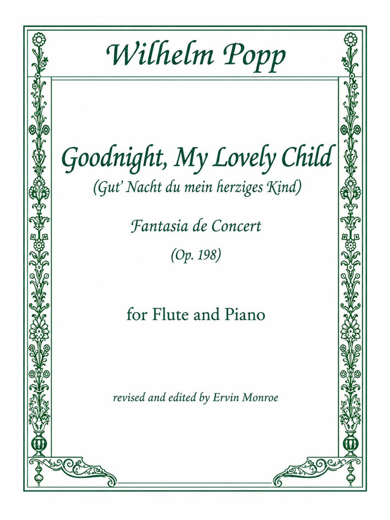 Popp (ed. Monroe) - Goodnight My Lovely Child for Flute and Piano - FP-P2