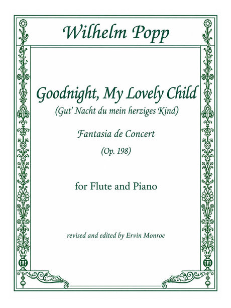 Popp (ed. Monroe) - Goodnight My Lovely Child for Flute and Piano - FP-P2