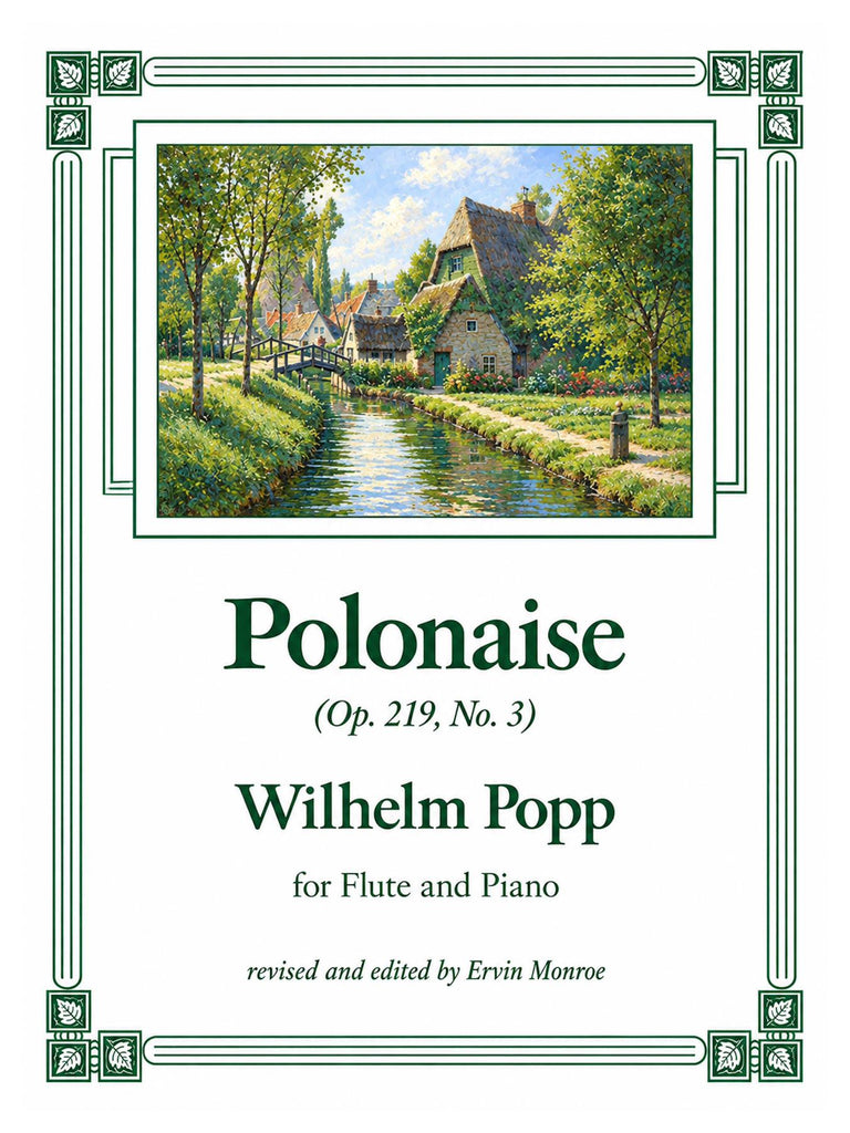 Popp (ed. Monroe) - Polonaise for Flute and Piano - FP-P3
