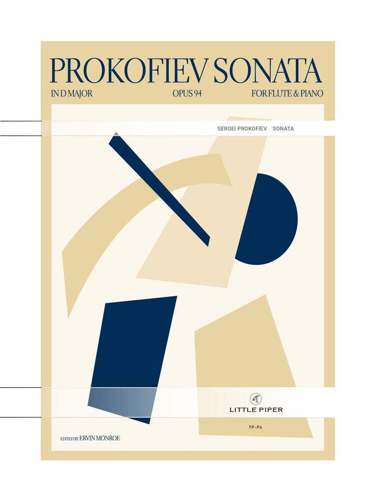 Prokofiev (ed. Monroe) - Sonata in D Major, Op. 94 for Flute and Piano - FP-P4
