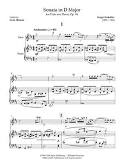 Prokofiev (ed. Monroe) - Sonata in D Major, Op. 94 for Flute and Piano - FP-P4