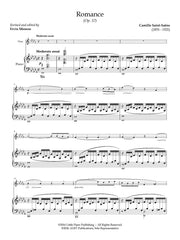 Saint-Saens (ed. Monroe) - Romance, Op. 37 for Flute and Piano - FP-S2