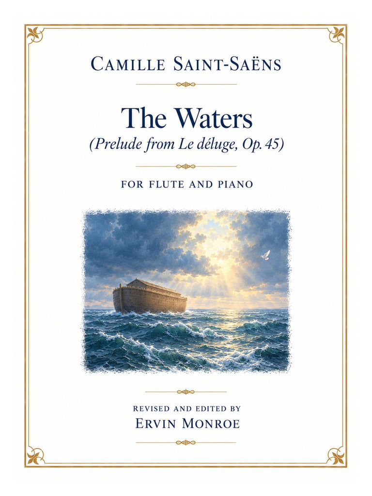 Saint-Saens (ed. Monroe) - The Waters, Op. 45 for Flute and Piano - FP-S3