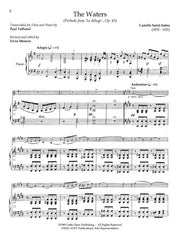 Saint-Saens (ed. Monroe) - The Waters, Op. 45 for Flute and Piano - FP-S3