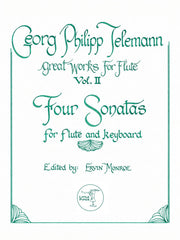 Telemann (ed. Monroe) - Four Sonatas for Flute and Keyboard - FP-T2