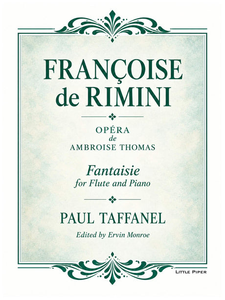 Taffanel (ed. Monroe) - Françoise de Rimini for Flute and Piano - FP-T5