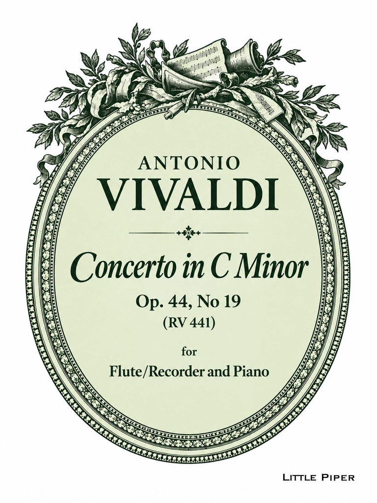 Vivaldi - Concerto in C Minor, RV 441 for Flute/Recorder and Piano - FP-V2