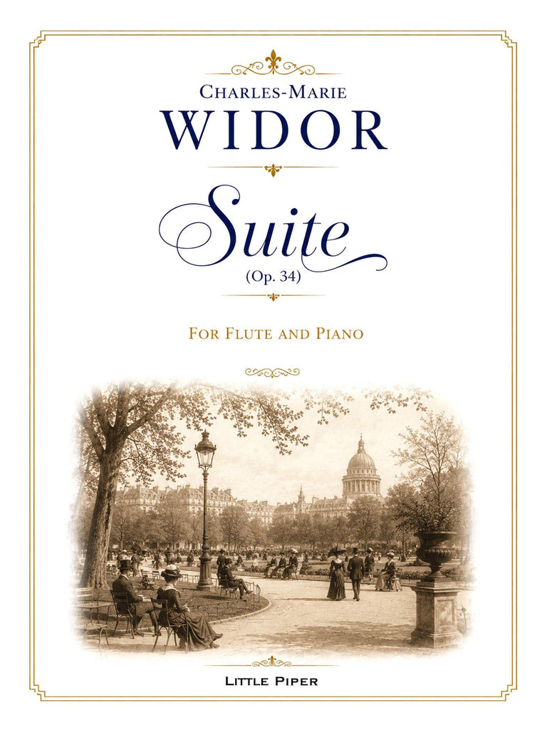 Widor - Suite, Op. 34 for Flute and Piano - FP-W1