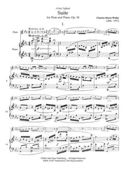 Widor - Suite, Op. 34 for Flute and Piano - FP-W1