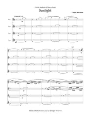 Kahkonen - Sunlight for Flute Quartet - FQ113