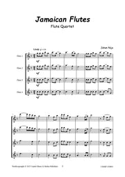 Nijs - Jamaican Flutes for Flute Quartet - FQ250804UMMP
