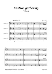 Nijs - Festive Gathering for Horn Quartet - FRHQ250202UMMP