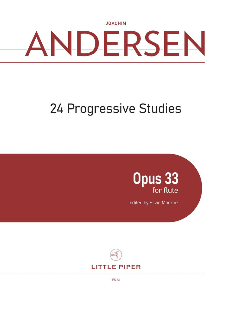Andersen - 24 Progressive Studies, Op. 33 for Flute - FS-A1