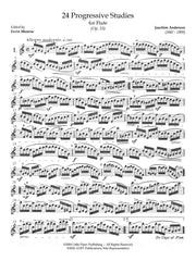 Andersen - 24 Progressive Studies, Op. 33 for Flute - FS-A1