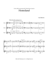 Kahkonen - Homeland for Flute Trio - FT82