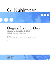Kahkonen - Origins: from the Ocean for Flute Trio - FT83