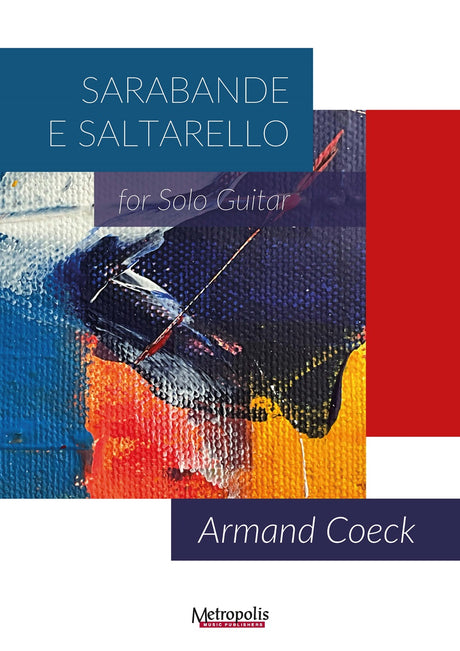 Coeck - Sarabande e Saltarello for Guitar - G7722EM