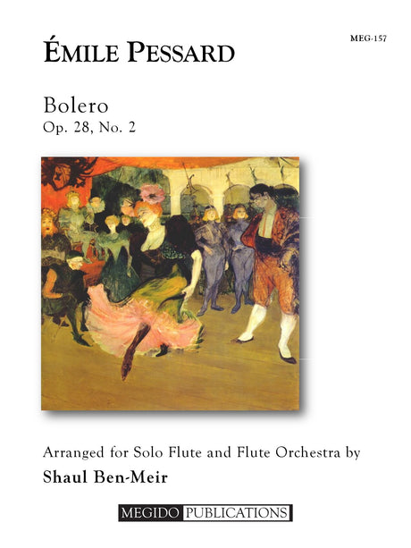 Pessard (arr. Ben-Meir) - Bolero (Solo Flute and Flute Orchestra) - MEG157