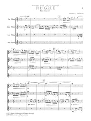 La Violette - Filigree for Flute Quartet - MEG182