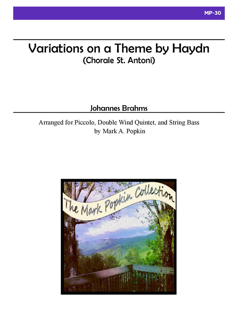 Brahms (arr. Popkin) - Variations on a Theme by Haydn for Double Wind Quintet - MP30