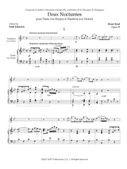 Brod (ed. Johnston) - Deux Nocturnes, Op. 20 for Piano and Oboe - OP12