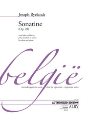 Ryelandt - Sonatine, Op. 28 for Oboe and Piano - OP13