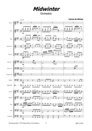 de Winter - Midwinter for Orchestra - OR125040DMP