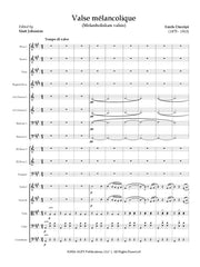 Darzins - Valse melancolique for Orchestra - OR49