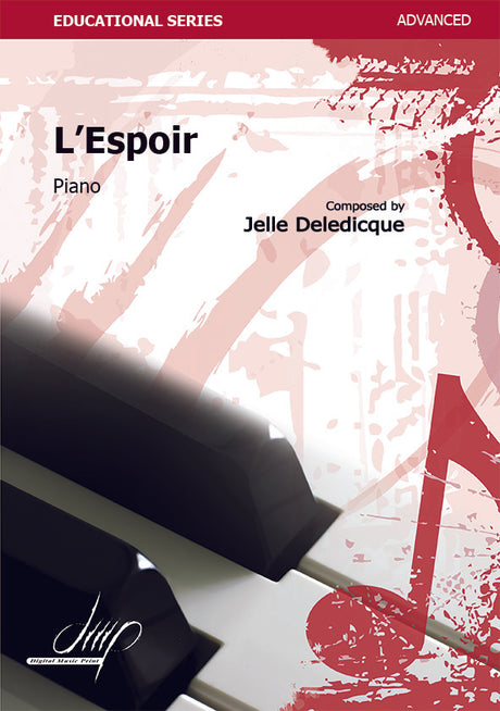 Deledicque - L'espoir for Piano - PN122070DMP