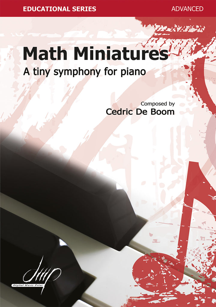 De Boom - Math Miniatures for Piano - PN124088DMP