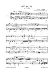 Lonque, Georges - Sonatine in D Major, Op. 32 for Piano - PN2262CN