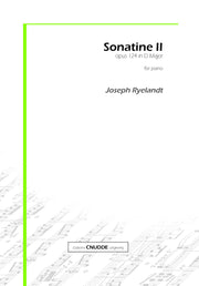 Ryelandt - Sonatine No. 2 in D Major, Op. 124 for Piano - PN2302CN